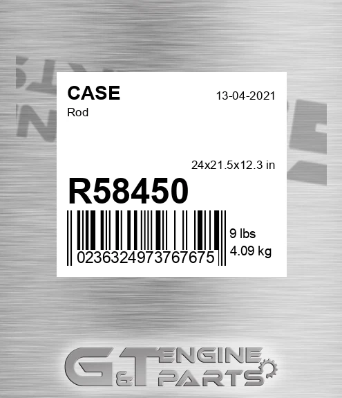 R58450 CASE Rod
