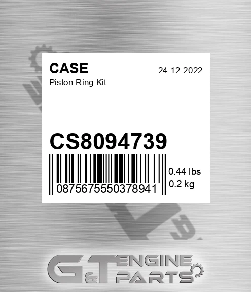 CS8094739 CASE Piston Ring Kit