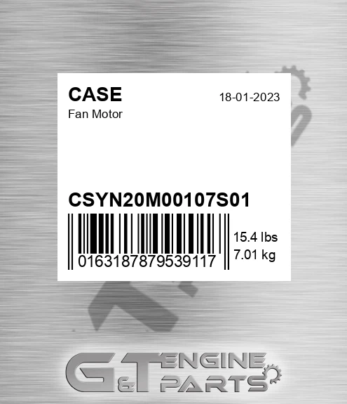 CSYN20M00107S01 Fan Motor for CASE