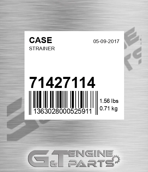 71427114 CASE Strainer