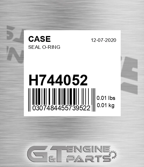 H744052 Seal O-ring