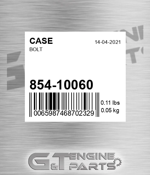 854-10060 Bolt