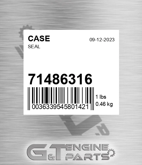 71486316 CASE Seal