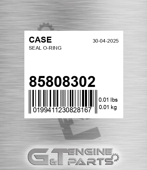85808302 Seal O-ring