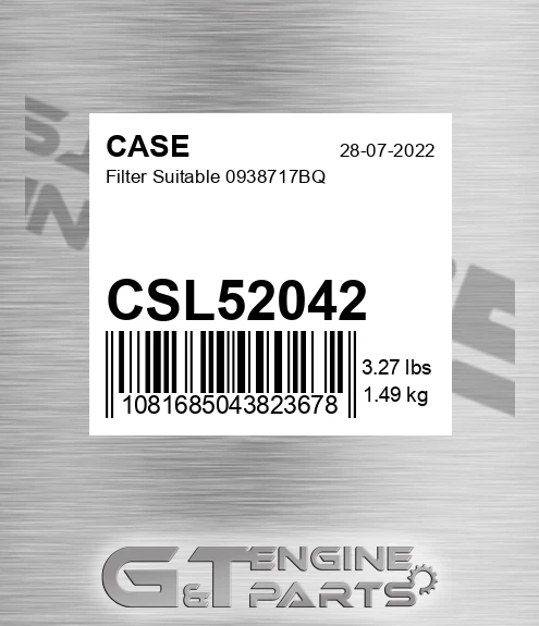 CSL52042 Filter Suitable 0938717bq