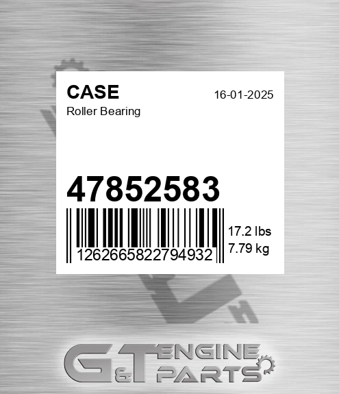 47852583 Roller Bearing