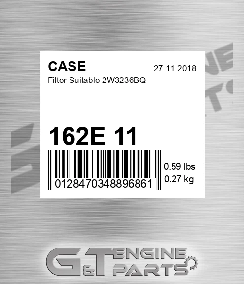 162E+11 Filter Suitable 2w3236bq