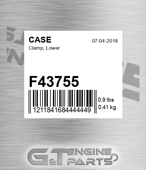 F43755 Clamp, Lower