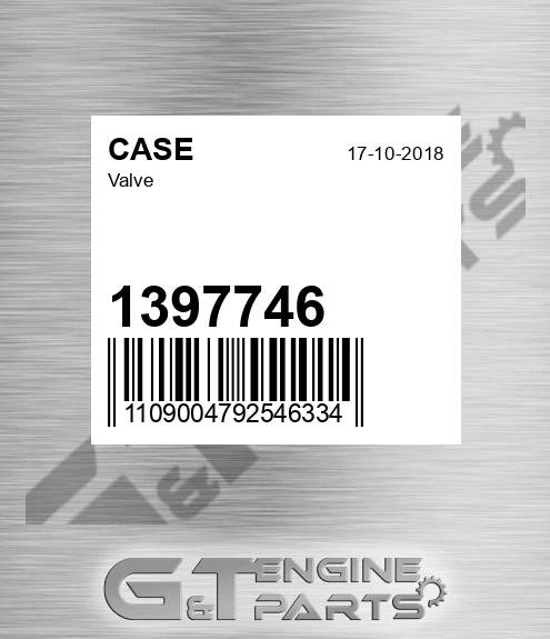 1397746 CASE Valve