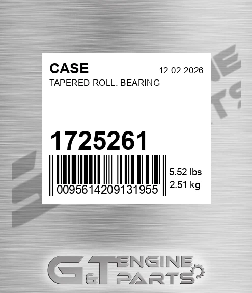1725261 CASE Tapered Roll. Bearing