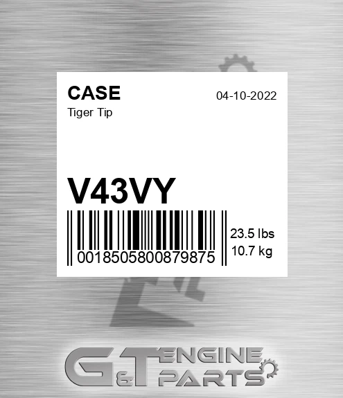 V43VY Tiger Tip