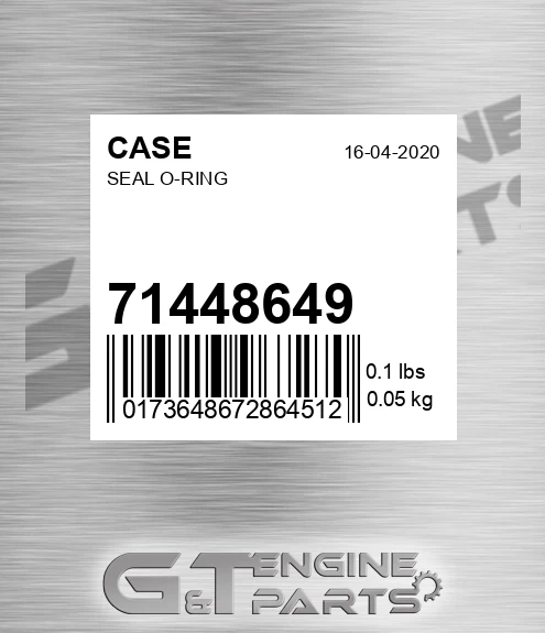 71448649 Seal O-ring
