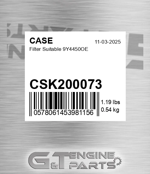 CSK200073 Filter Suitable 9y4450oe