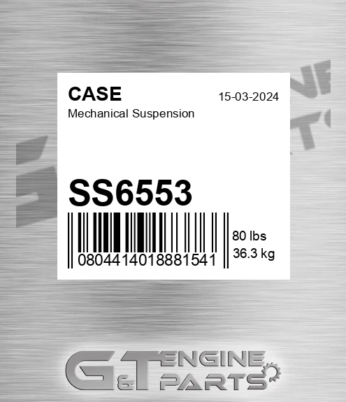 SS6553 CASE Mechanical Suspension