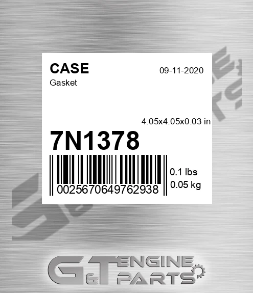 7N1378 Gasket