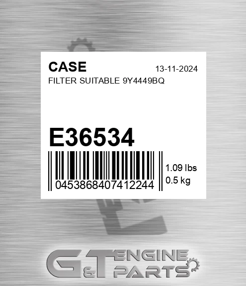 E36534 Filter Suitable 9y4449bq