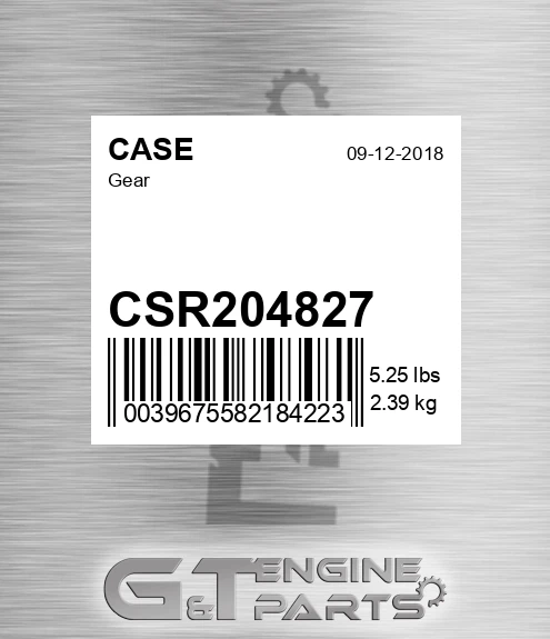 CSR204827 Gear