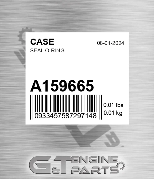 A159665 Seal O-ring