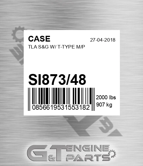 SI873/48 Tla S&g W/ T-type M/p