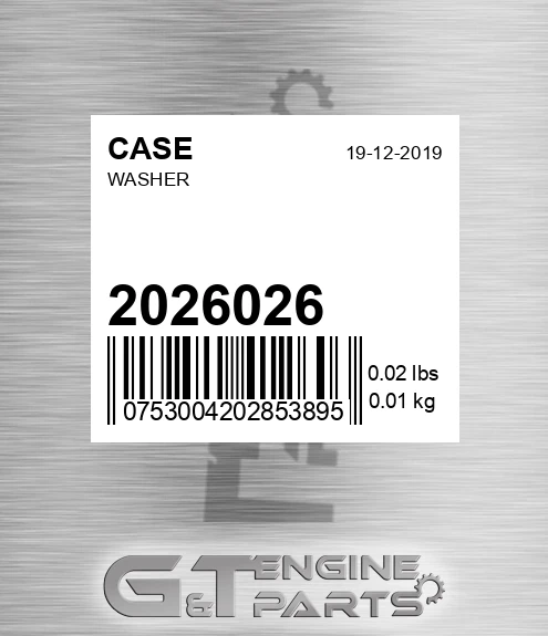 2026026 Washer