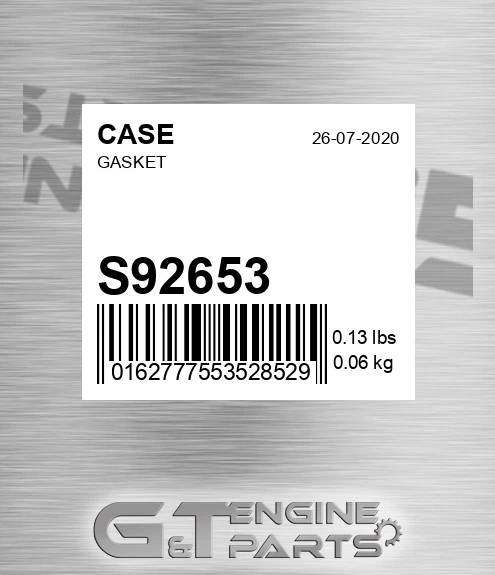 S92653 CASE Gasket