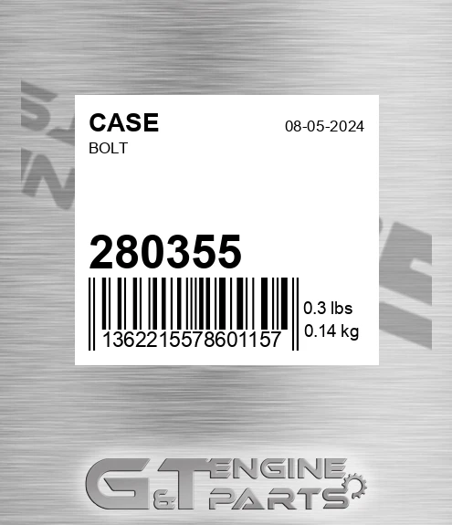 280355 CASE Bolt
