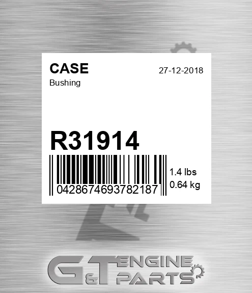 R31914 CASE Bushing