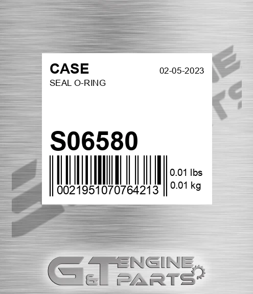 S06580 Seal O-ring