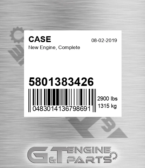 5801383426 New Engine, Complete