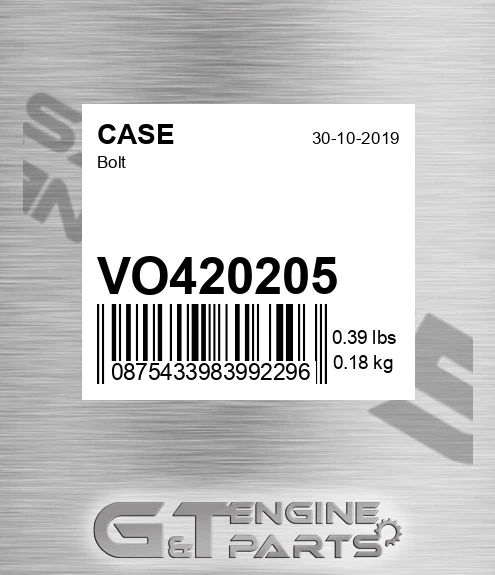 VO420205 Bolt