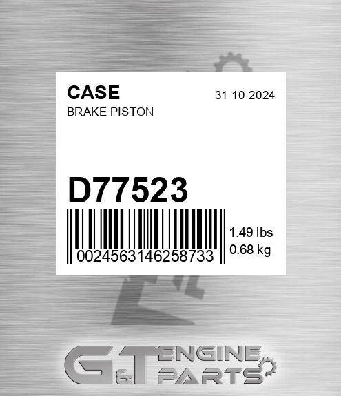 D77523 Brake Piston
