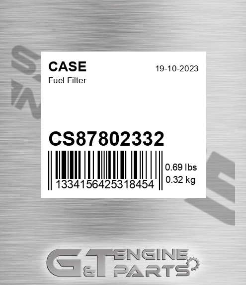 CS87802332 CASE Fuel Filter