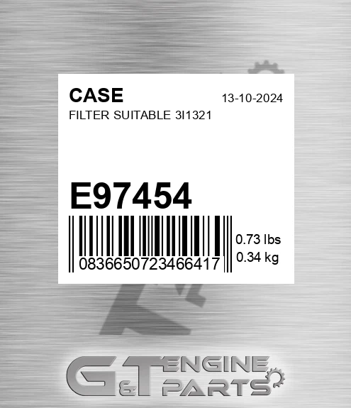 E97454 CASE Filter Suitable 3i1321
