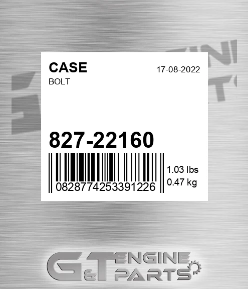 827-22160 Bolt