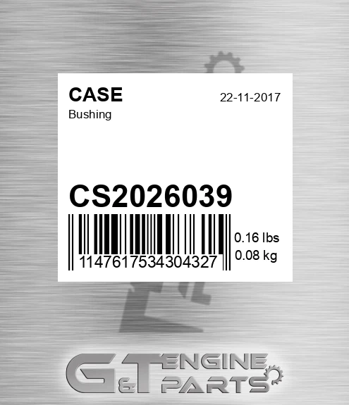 CS2026039 CASE Bushing