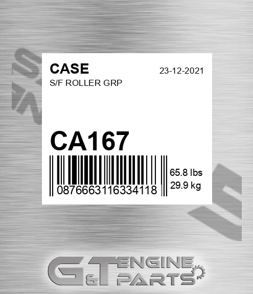 CA167 CASE S/f Roller Grp
