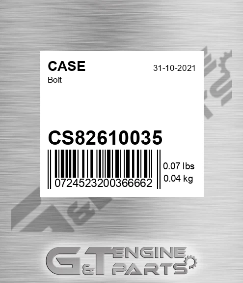 CS82610035 Bolt