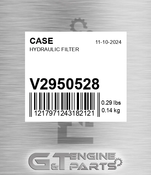 V2950528 CASE Hydraulic Filter