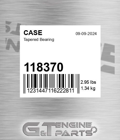 118370 CASE Tapered Bearing