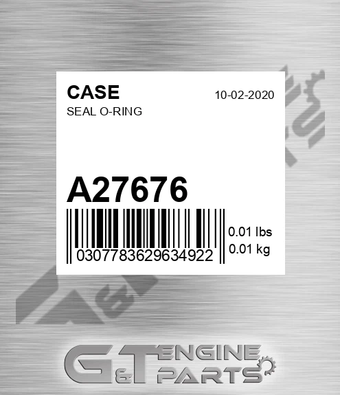 A27676 Seal O-ring