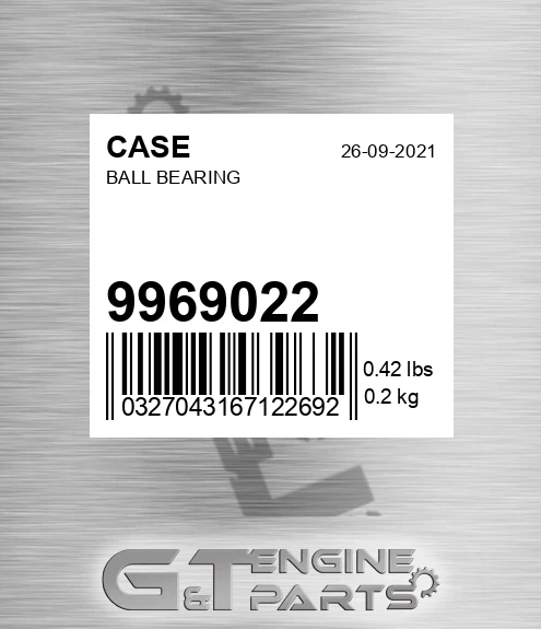 9969022 CASE Ball Bearing