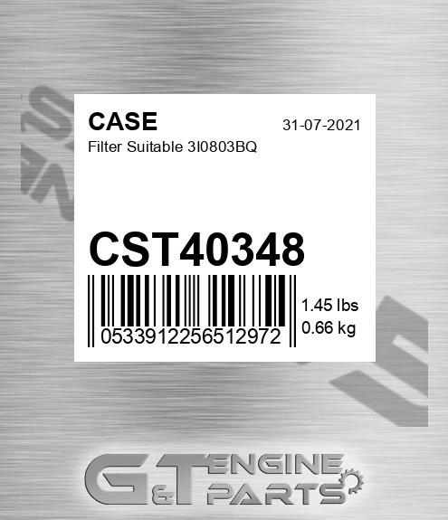 CST40348 Filter Suitable 3i0803bq