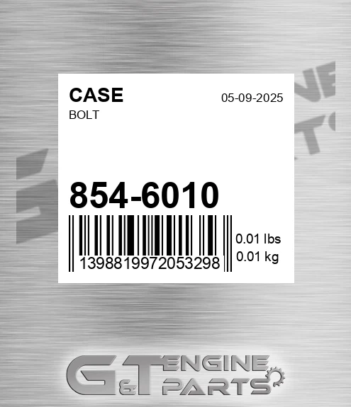 854-6010 Bolt