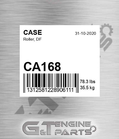 CA168 CASE Roller, Df