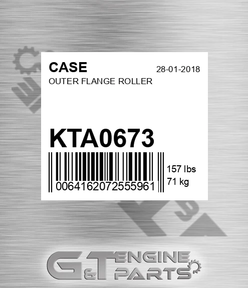KTA0673 Outer Flange Roller