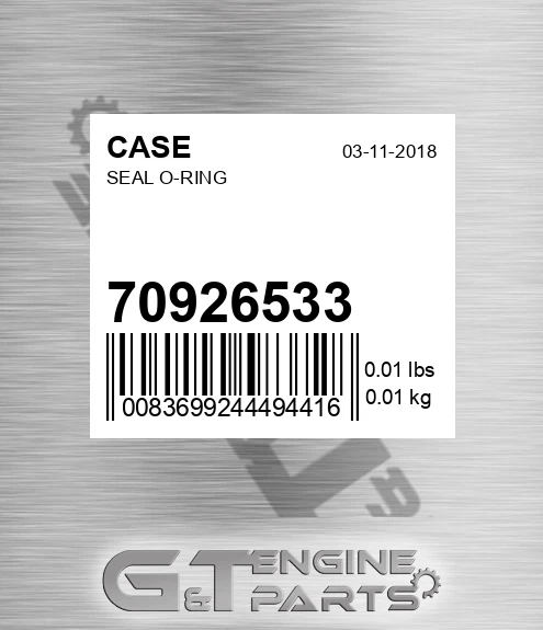 70926533 Seal O-ring