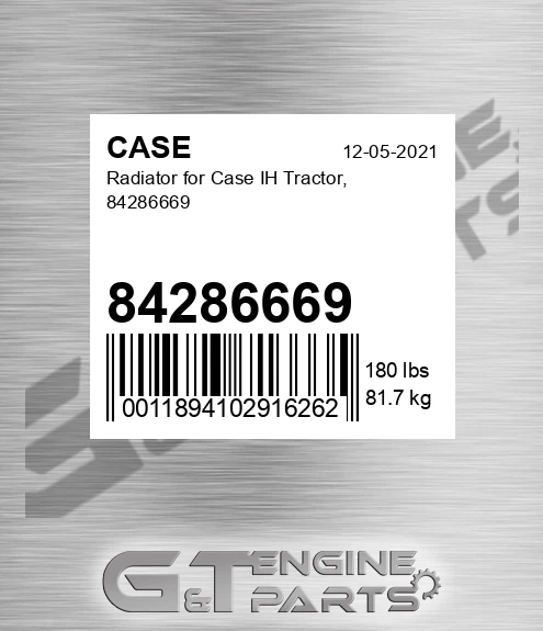 84286669 CASE Radiator For Case Ih Tractor,