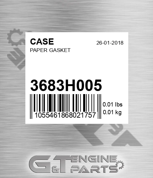 3683H005 CASE Paper Gasket