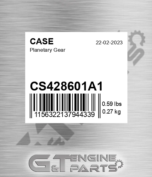 CS428601A1 Planetary Gear