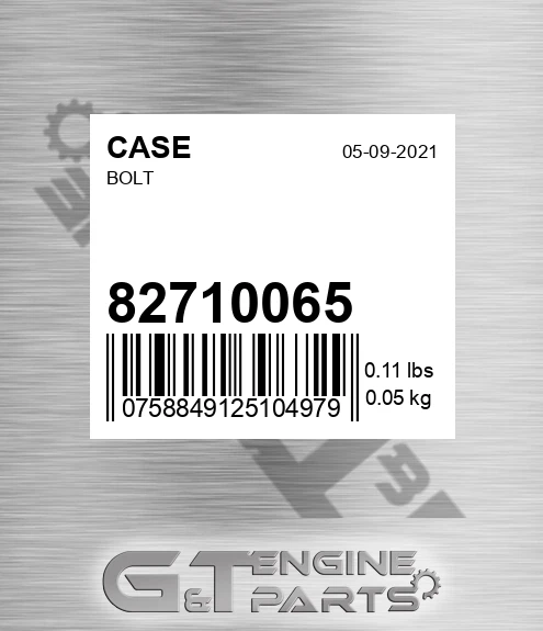 827-10065 Bolt